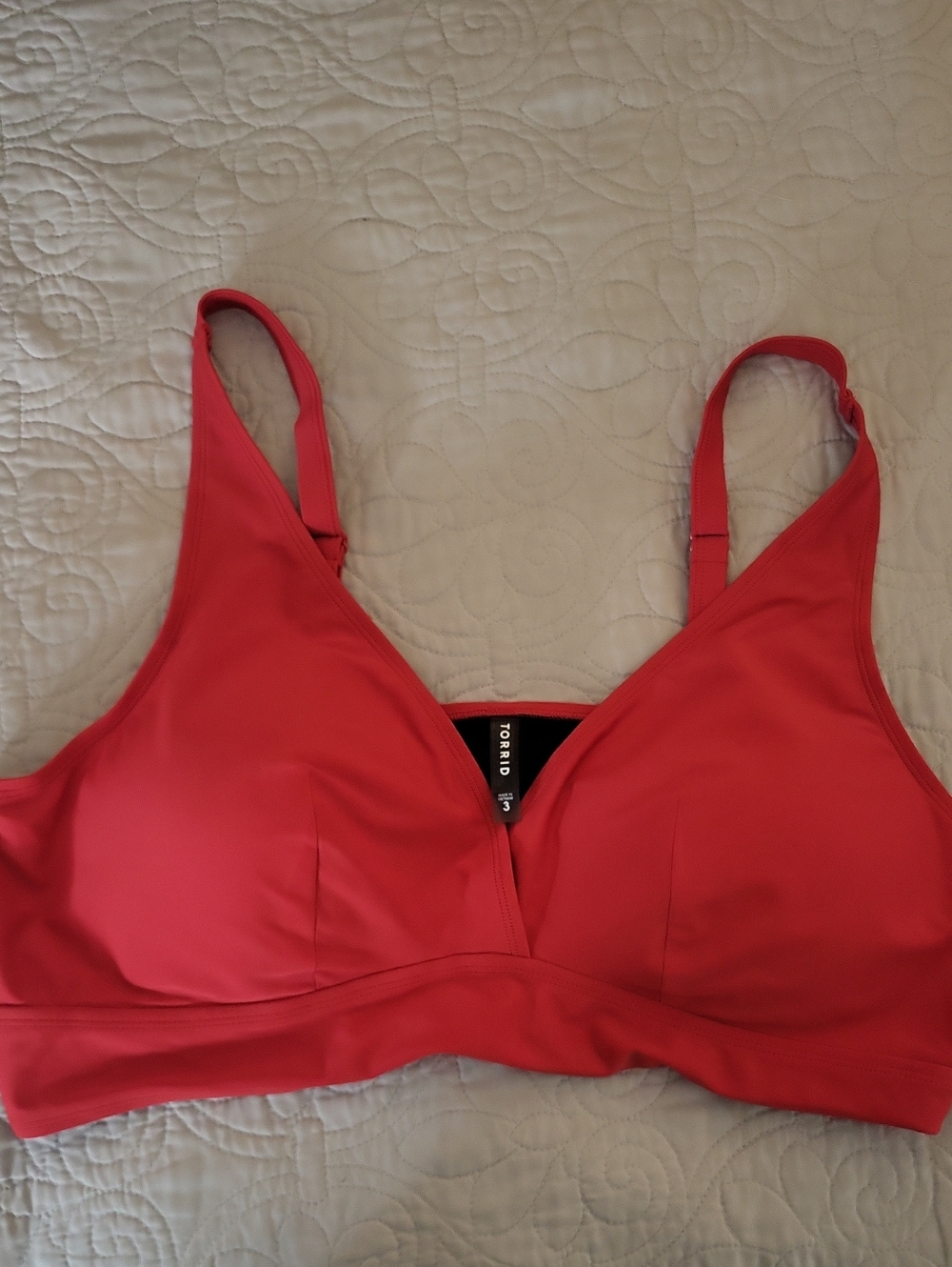 torrid Coral-Red Wireless Bralette